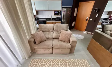 Apartamento studio 48m² na quadra da praia no Boqueirão