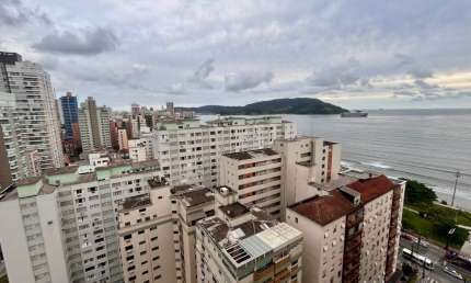 Apartamento de 3 dormitórios 132m² no Embaré com lazer completo na quadra da Praia