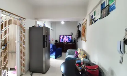 Apartamento com 1 quarto à venda na Avenida Presidente Wilson, 142, José Menino, Santos
