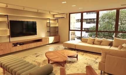 Apartamento de 185m² 3 dormitórios mobiliado no Boqueirão