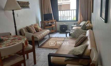 Apartamento com 2 dormitórios para alugar, 74 m² por R$ 300,01/dia - Vila Alzira - Guarujá/SP