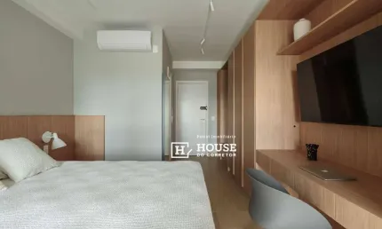 Studio com 1 dormitório, 32 m² - venda por r$ 790.000,00 ou aluguel por r$ 4.646,00/mês - brooklin - são paulo/sp