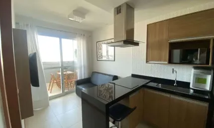 Apartamento com 1 dormitório para alugar, 35 m² por r$ 3.595,00/mês - jardim camburi - vitória/es