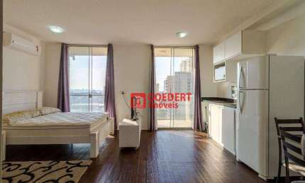 Apartamento Studio Condomínio First com 1 dormitório para alugar, 36 m² por R$ 2.513/mês - Vila Augusta - Guarulhos/SP