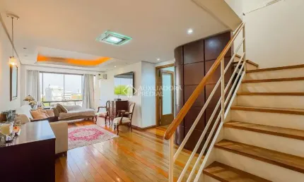 Cobertura com 3 quartos à venda na rua felicíssimo de azevedo, 313, auxiliadora, porto alegre, 204 m2 por r$ 1.060.000