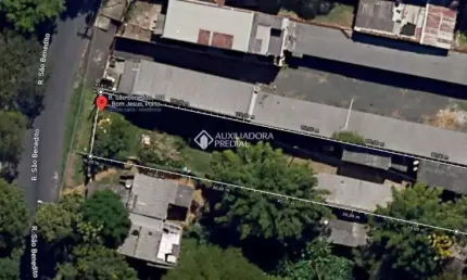 Terreno em condomínio fechado à venda na Rua São Benedito, 138, Bom Jesus, Porto Alegre, 590 m2 por R$ 450.000