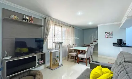Casa em condomínio fechado com 3 quartos à venda na avenida karl iwers, 252, jardim itu sabará, porto alegre, 98 m2 por r$ 579.500