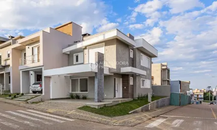 Casa em condomínio fechado com 3 quartos à venda na rua tancredo neves, 990, jansen, gravataí, 140 m2 por r$ 898.990