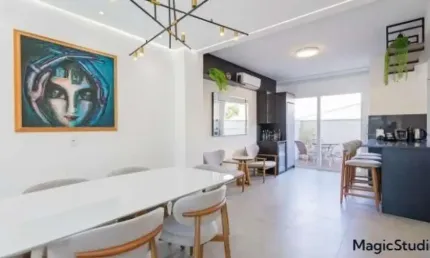 Casa em condomínio fechado com 3 quartos à venda na Rua Donario Neves da Silveira, 155, Mário Quintana, Porto Alegre, 202 m2 por R$ 930.000