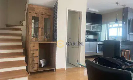 Apartamento Duplex com 1 dormitório à venda, 72 m² por R$ 1.100.000,00 - Alto de Pinheiros - São Paulo/SP