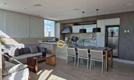 Apartamento tipo cobertura à venda 246m² três suítes, seis vagas, condomínio clube, Lapa SP