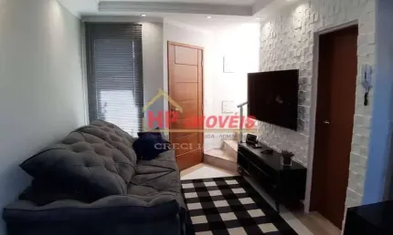 Sobrado 78m² em condomínio fechado 2 dormitórios, 2 vagas no