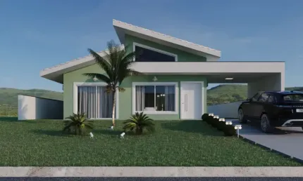 Casa em construção a venda no condomínio Ninho Verde I Eco Residence - Porangaba/sp