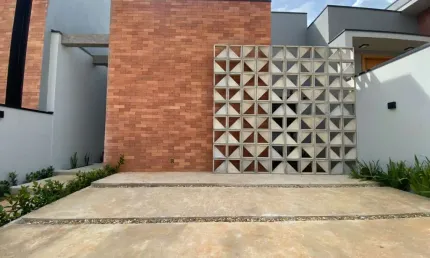 Casa Moderna Reserva dos Ypês II com 3 Dormitórios e Espaço Gourmet em Condomínio de Lazer