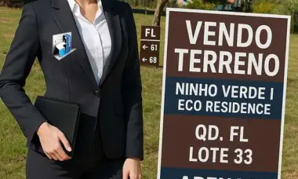 Excelente terreno à venda no Condomínio Ninho Verde I Eco Residence,