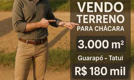 Terreno de 3.000 m² à Venda em Tatuí – Pronto para Construir, com Poço e Localização Estratégica