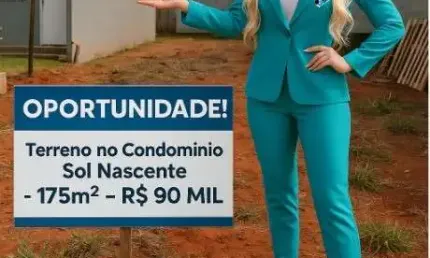 Terreno à venda no condomínio sol nascente – cesário lange/sp