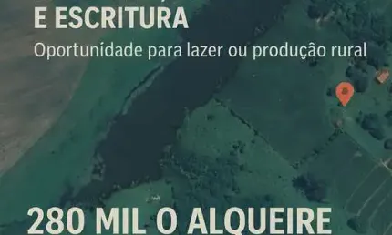 Sítio à venda com 6 alqueires, lago natural, nascente e escritura registrada – uma oportunidade rara com alto potencial