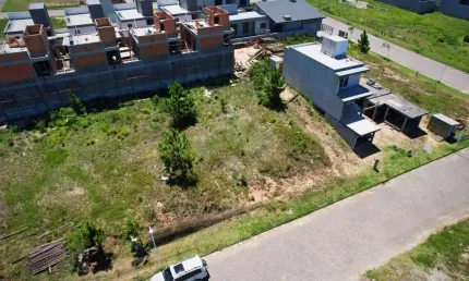 Terreno em condomínio fechado à venda na lidio crispin, 1, ferraz, garopaba por r$ 1.050.000