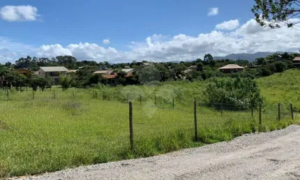 Terreno em condomínio fechado à venda na Estrada Municipal, 1, Ibiraquera, Imbituba por R$ 605.000