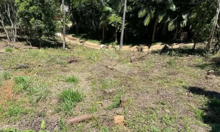 Terreno em condomínio fechado à venda na servidão pmg 830, macacu, garopaba por r$ 380.000