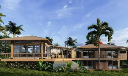 Casa em condomínio fechado com 4 quartos à venda na rio grande do sul, 30, praia da silveira, garopaba por r$ 4.246.000