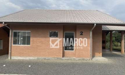 Casa em condomínio fechado com 3 quartos à venda no Pomerode Fundos, Pomerode , 107 m2 por R$ 490.000