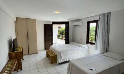 Flat para alugar na Rua Elia Barros, Ponta Negra, Natal