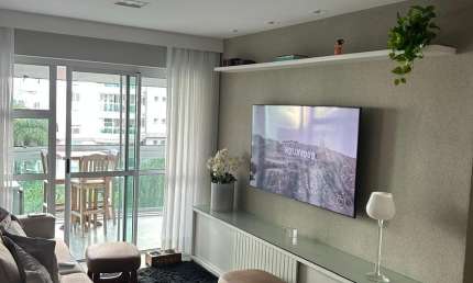 BARRA AMÉRICAS PARK, 2 QUARTOS, 73M², PORTEIRA FECHADA!
