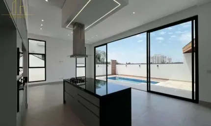 Sobrado de alto padrão à venda no Residencial Central Parque em Salto/SP