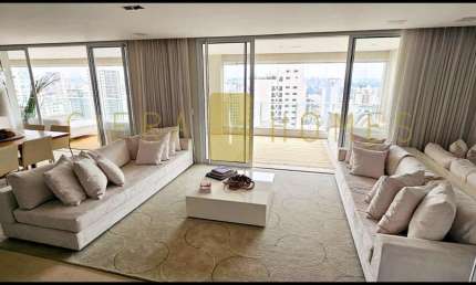 Apartamento luxuoso e espetacular à venda, com 275 m², varanda gourmet, 2 suítes, 4 vagas de garage
