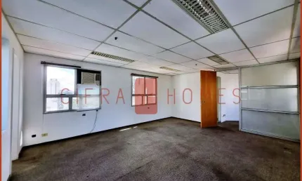 Sala comercial ampla e sofisticada para locação, com 50 m², 1 vaga de garagem,  localizada na melho