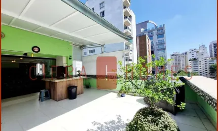 Apartamento duplex na cobertura de 200m2 à venda, maravilhosa e charmosa, 2 dormitórios, 1 vaga de