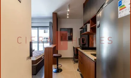 Studio para locação, aconchegante, com lazer completo, no melhor do Jd. Paulista