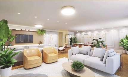Apartamento à venda, 220m², luminoso, 3 suítes, 2 vagas, coração de Higienópolis