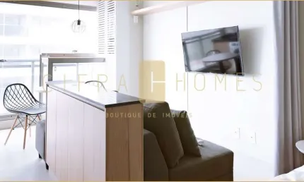 Apartamento mobiliado 1 dormitório, sacada, 1 vaga, em excelente localização