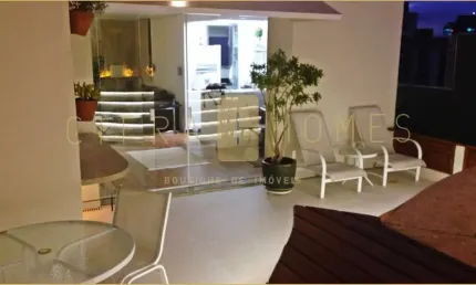 Cobertura duplex à venda, mobiliado, espetacular, 2 suítes, 2 vagas, em moema
