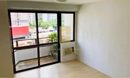 Apartamento ensolarado para locação, 2 dormitórios, 1 suíte, 2 vagas e lazer completo no Itaim Bibi