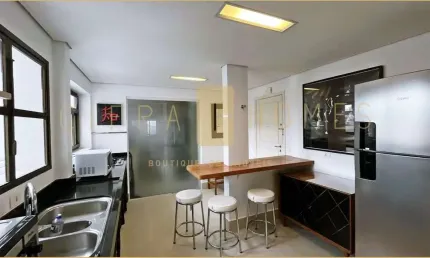 Apartamento com 122m²,  2 suítes, 2 vagas, lazer completo e localização privilegiada para locação n