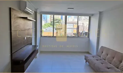 Apartamento para locação, com 95m², mobiliado, com Escritório e Ar-Condicionado no Itaim Bibi