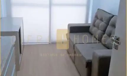 Apartamento mobiliado para locação em edifício moderno, com lazer completo e salão de festas no roo