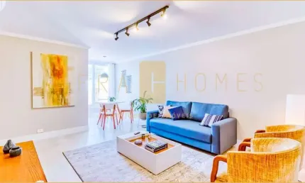 Apartamento para locação, 76m², com 2 dormitórios e mobiliado, em edifício com lazer e portaria 24h