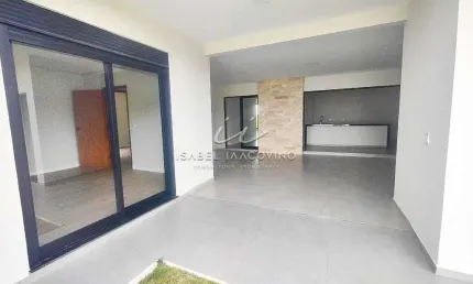 Casa nova térrea  à venda, 285m², no condomínio campo de toscana em vinhedo-sp