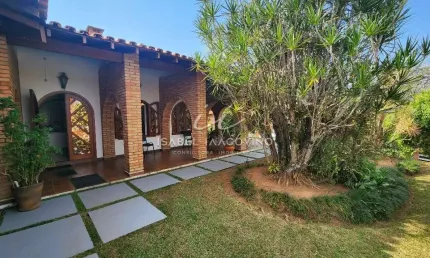 Venda de imóvel de luxo em condomínio exclusivo em vinhedo-sp: 7 quartos, 2 suítes, 415m² na estância marambaia