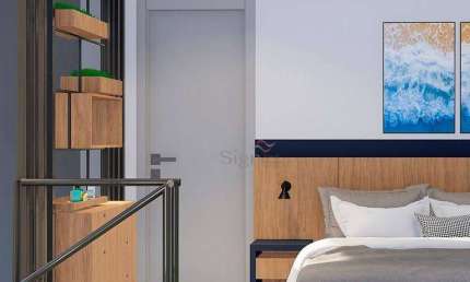 Apartamento à venda com 2 quartos, sendo 2 suítes em Santo Antônio, Florianópolis/SC.