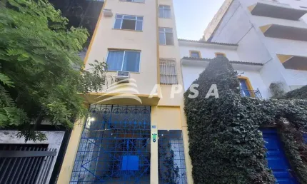 Excelente conjugado para locação em botafogo, próximo à voluntários da pátria. imóvel com banheiro e