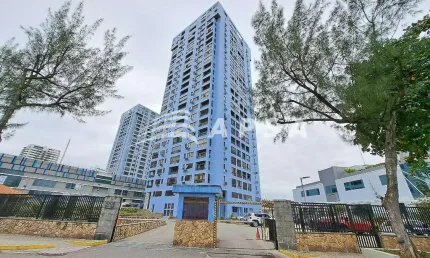 1 MÊS DE ALUGUEL GRÁTIS!* COND. ALFA PLAZA - ÓTIMO APARTAMENTO COM SALA, HALL DE ENTRADA, 02 QUARTOS