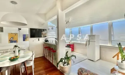 COBERTURA EXCLUSIVA NA AV. RAINHA ELIZABETH – IPANEMA! LINDA COBERTURA TOTALMENTE MOBILIADA E EQUIPA
