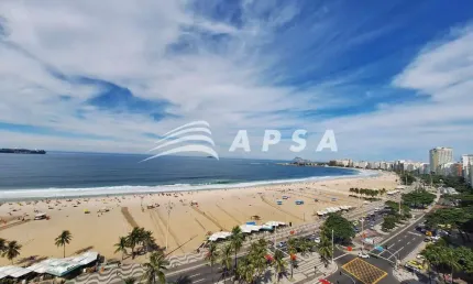 TOTALMENTE MOBILIADO EM ALTO PADRÃO, COM VISTA DESLUMBRANTE PARA O MAR E VENTILAÇÃO NATURAL EM TODOS