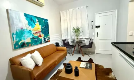 Apartamento com 1 quarto para alugar na Travessa Angrense, 14, Copacabana, Rio de Janeiro, 52 m2 por R$ 5.500